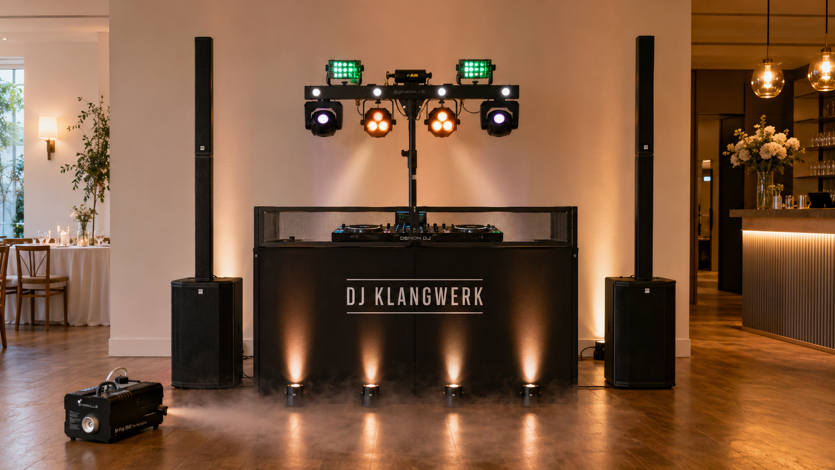 Professionelle DJ-, Sound- und Lichttechnik von DJ Klangwerk für Hochzeiten im Allgäu